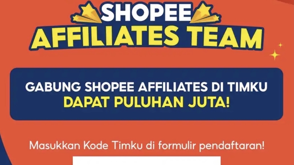 Join Shopee Affiliates sekarang!