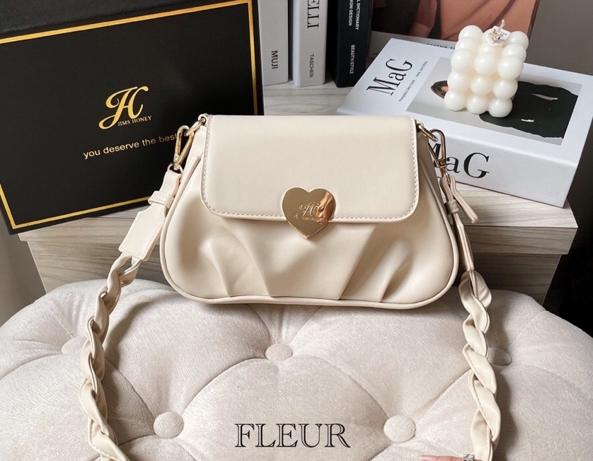 1. fleur white bag jimshoney - 155rb