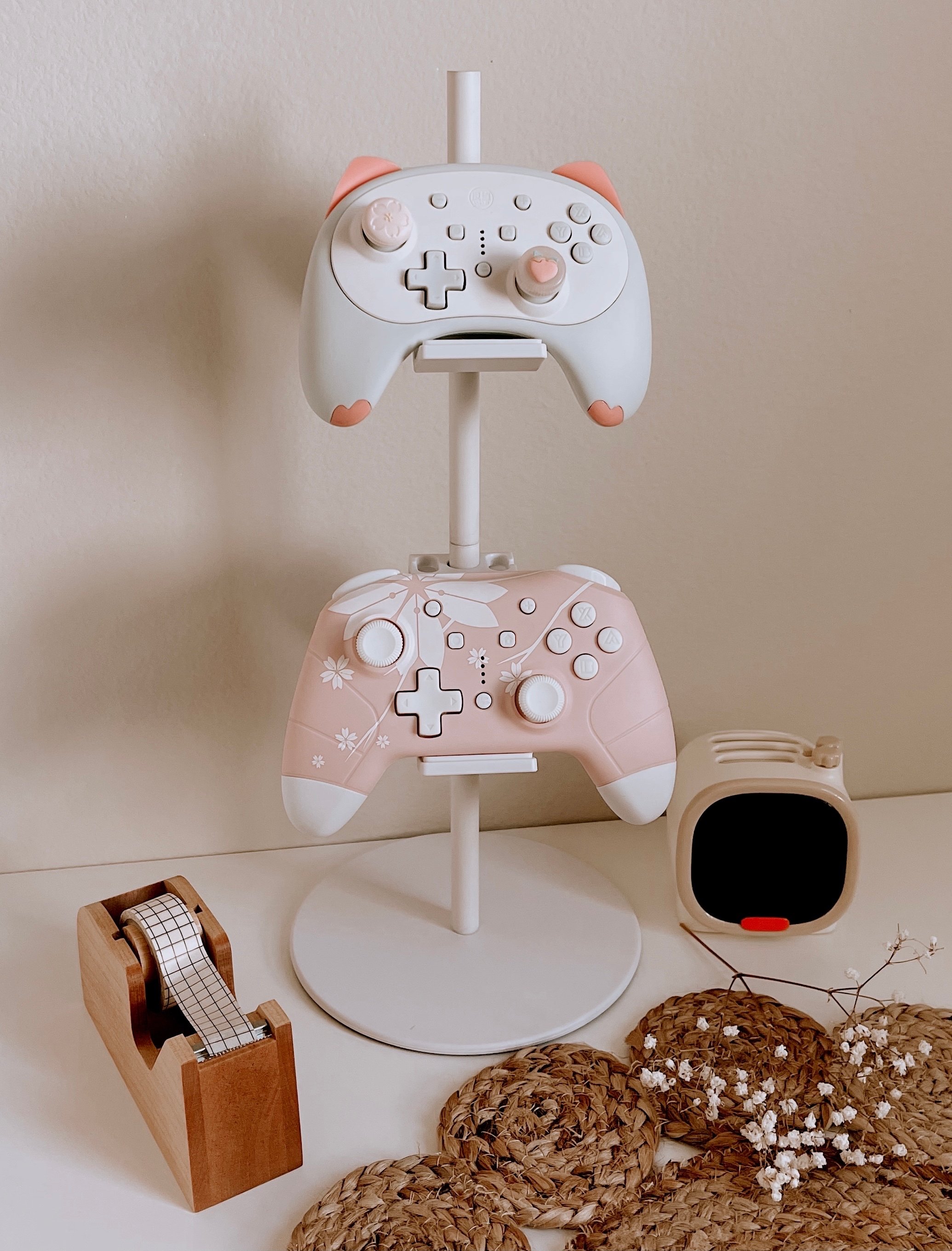 White Controller Stand