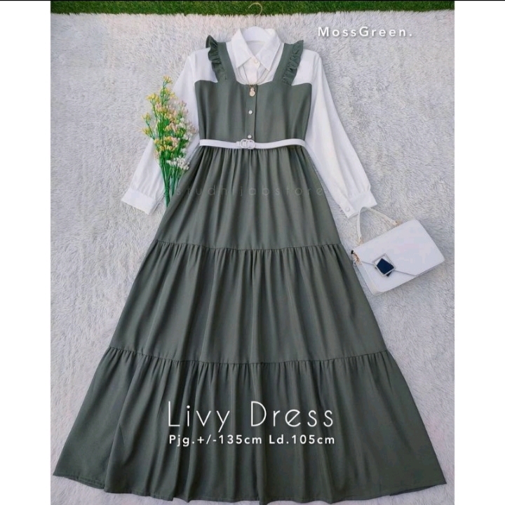 5. Livy Dress // Fashion remaja muslim //  Outfit terbaru