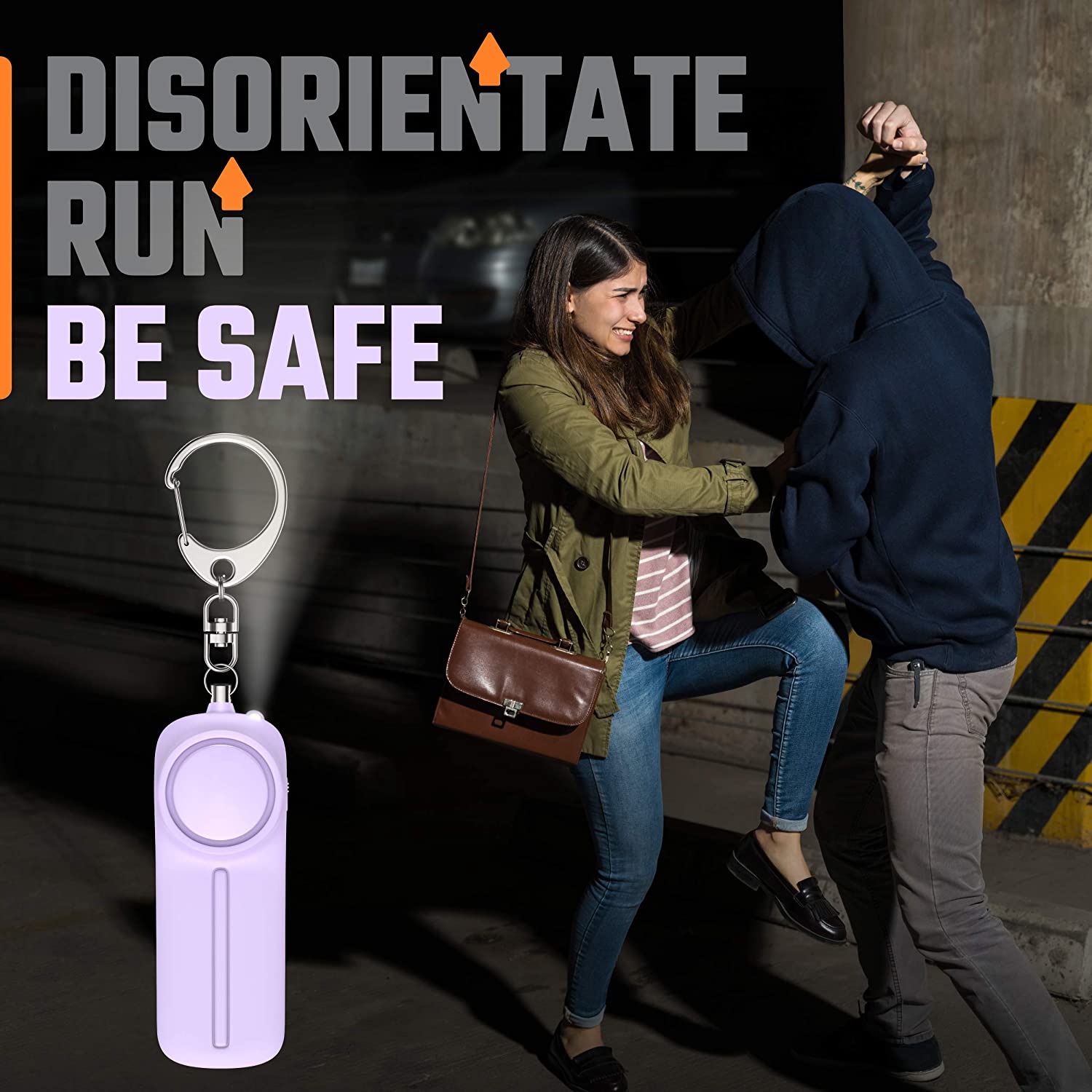 Self Defense Safesound Personal Alarm Keychain