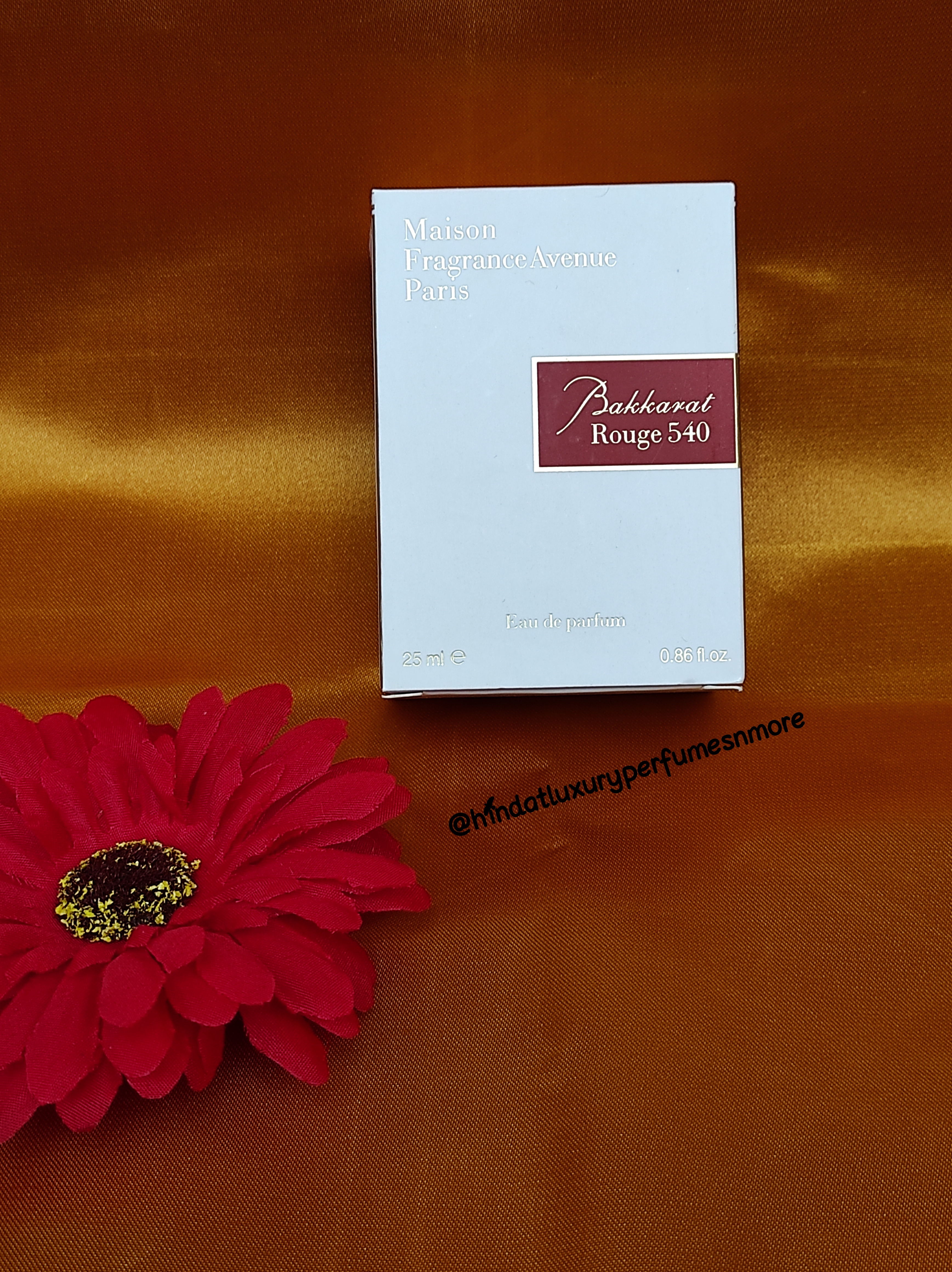 Bakkarat rouge 540 miniature perfume 25ml