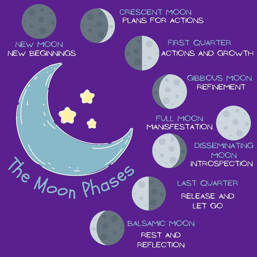 The Moon Phases - دورات القمر