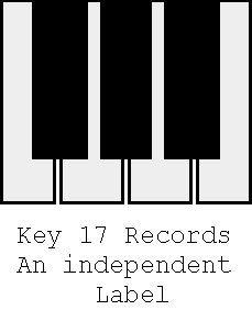 Welcome to the official home of KEY17 Records, a independent record label set up in 2000 and home to Scott E Cooper and D.C.

Here you will find up to date news on new records available to stream and download on our Bandcamp pages along with social media feeds which are all collected here. So bookmark this website to keep up.
