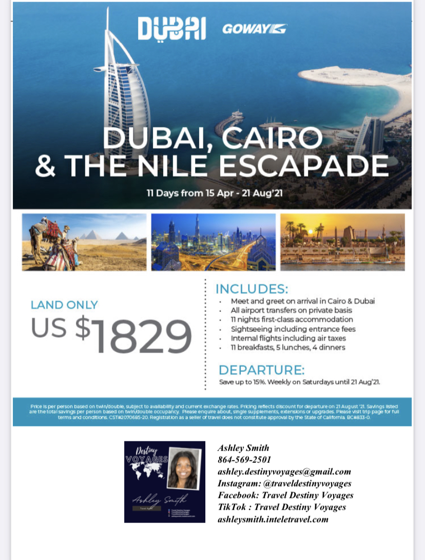 Dubai ,Cairo & Nile River Tour