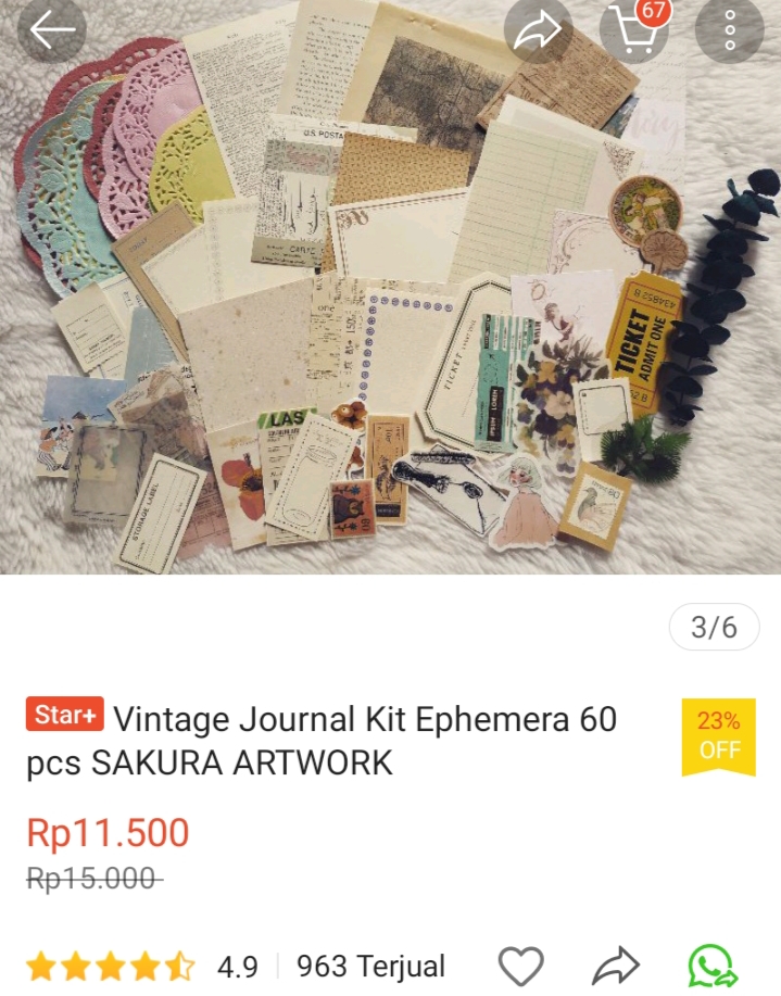 Mini Vintage Journaling Kit