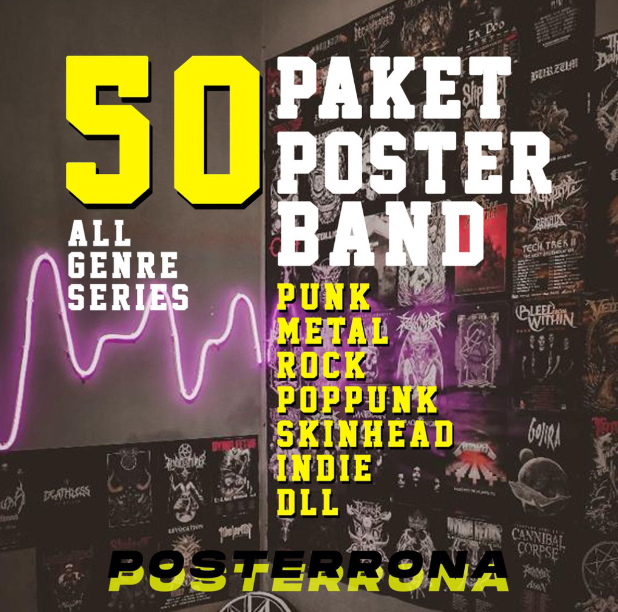1. poster band - 48rb