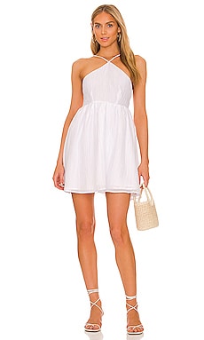 Jenny Mini Dress in white
