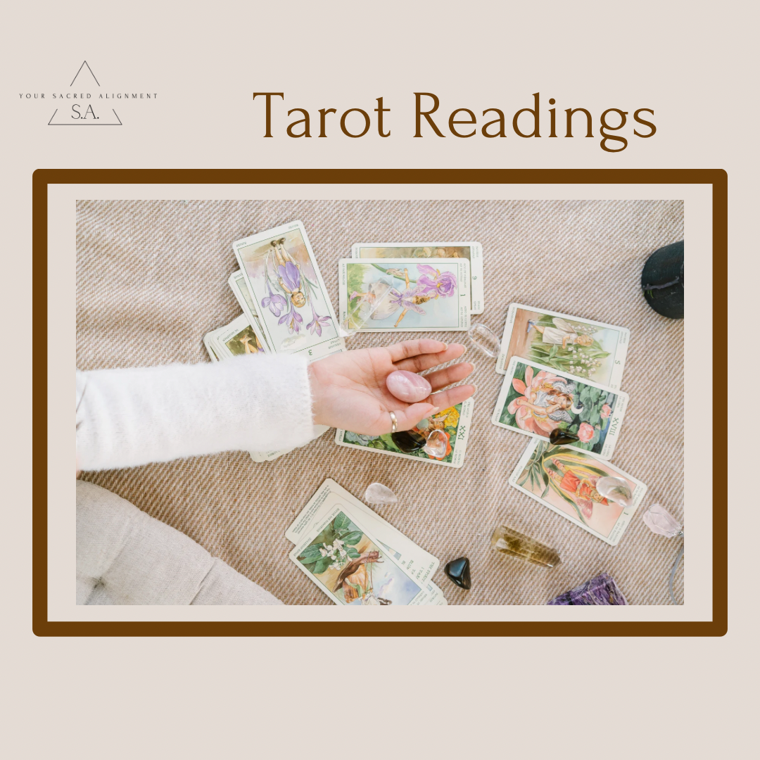 Online or in person Tarot readings. 
