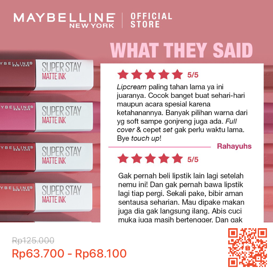 3. Maybelline Super Stay Mate