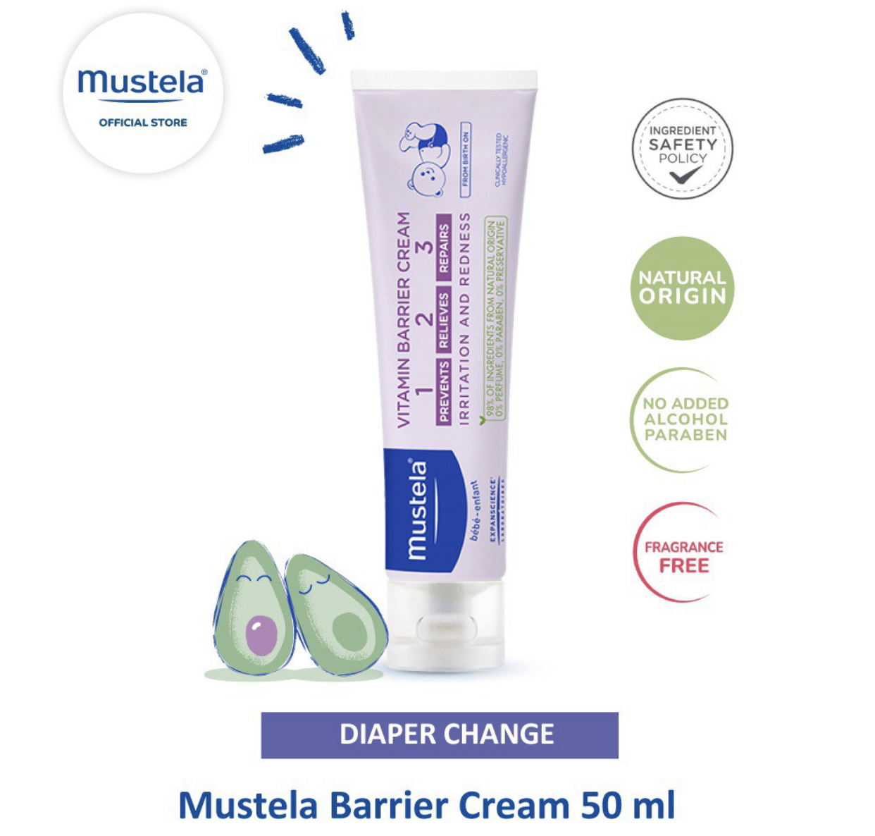 4. Mustela Barrier Cream 