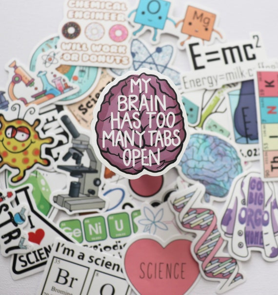 Science sticker sets