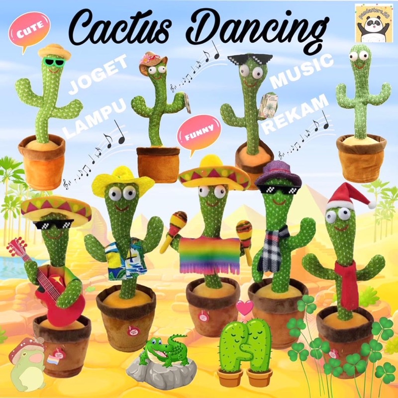 #39 Boneka cactus dancing