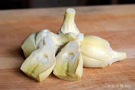Artichoke hearts are bottled or canned for use in the winter months. 