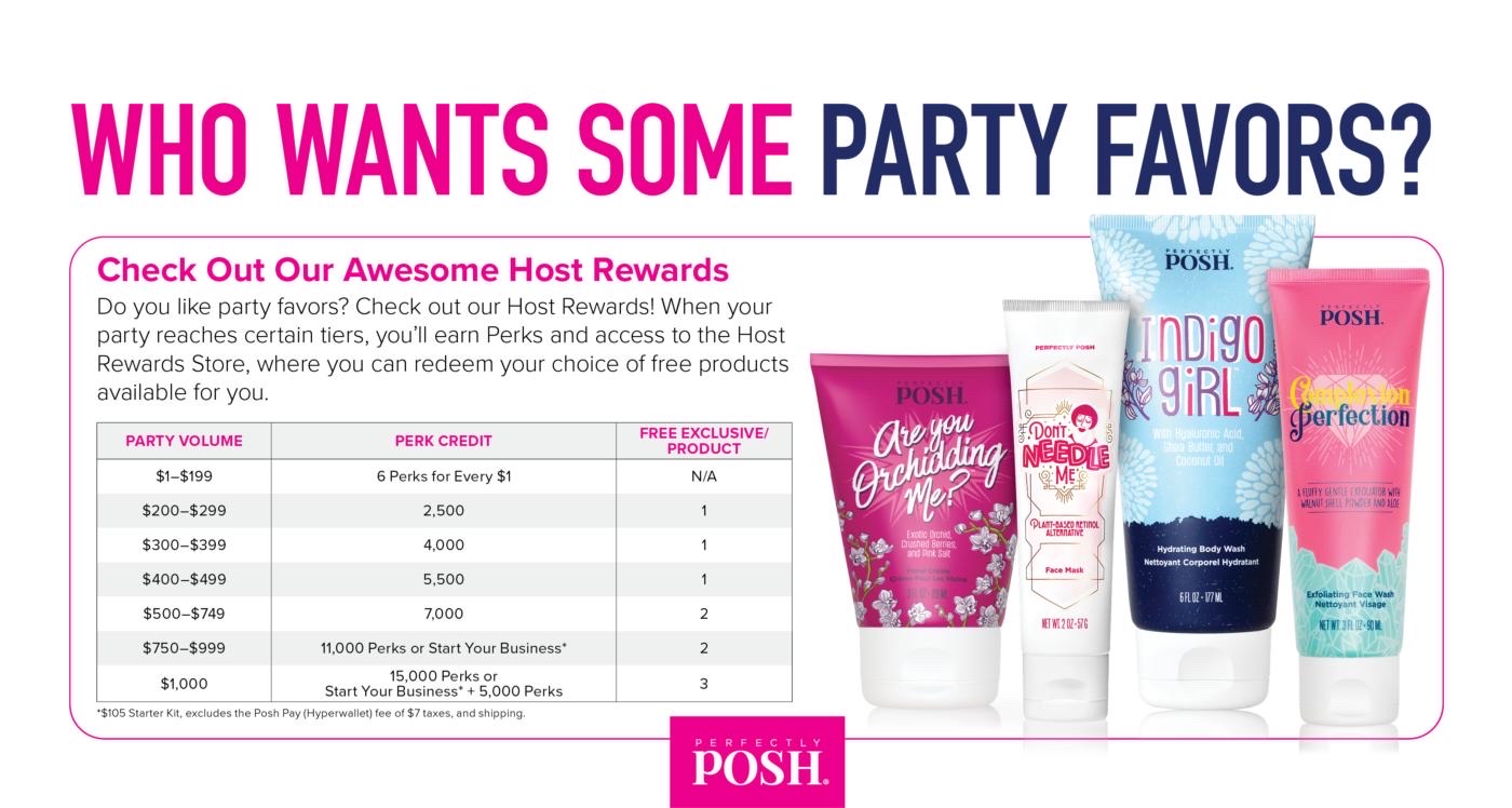 Host and earn free products! 