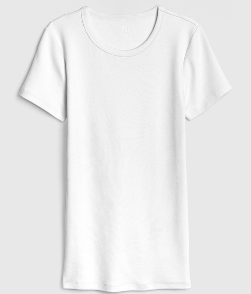 Gap White Crewneck T-Shirt