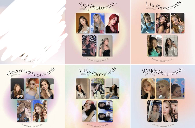 2nd Edition ITZY Photocards